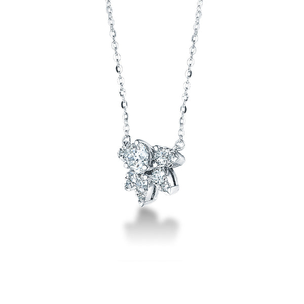 HEARTS ON FIRE 'AERIAL SUNBURST' 18CT WHITE GOLD DIAMOND PENDANT (Image 2)