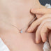 HEARTS ON FIRE 'CLASSIC THREE PRONG SOLITAIRE' 18CT WHITE GOLD 0.704CT DIAMOND PENDANT (Thumbnail 4)
