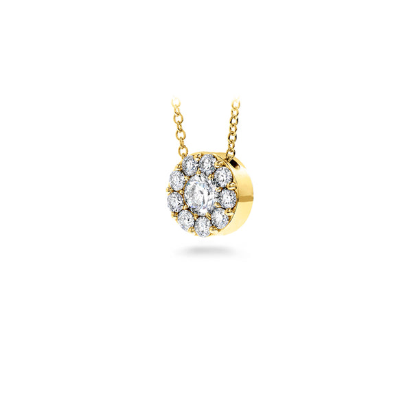 HEARTS ON FIRE 'FULFILLMENT' 18CT YELLOW GOLD 0.26CT DIAMOND PENDANT (Image 2)