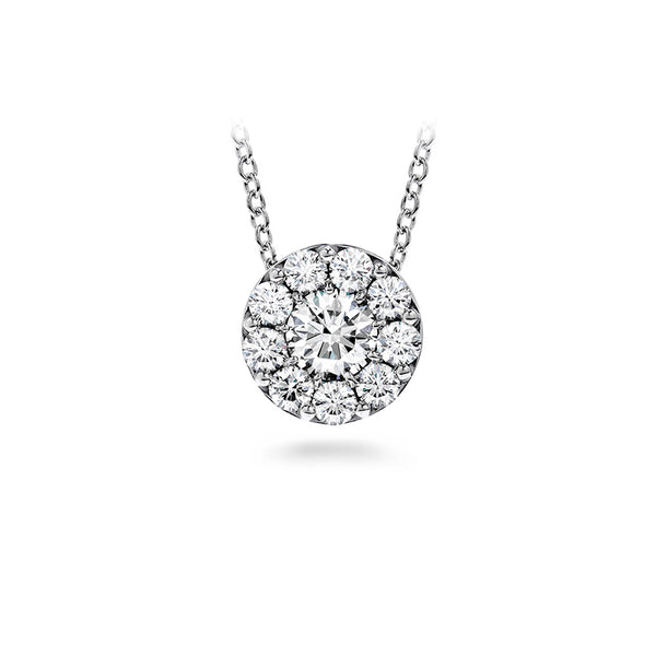 HEARTS ON FIRE 'FULFILLMENT' 18CT WHITE GOLD 0.49CT DIAMOND PENDANT (Image 1)