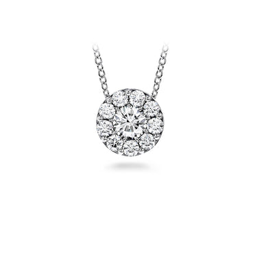 HEARTS ON FIRE 'FULFILLMENT' 18CT WHITE GOLD 0.73CT DIAMOND PENDANT