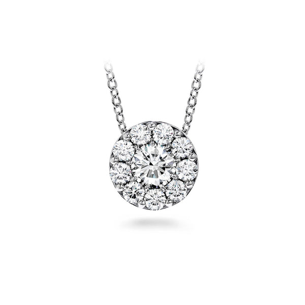 HEARTS ON FIRE 'FULFILLMENT' 18CT WHITE GOLD 1.01CT DIAMOND PENDANT (Image 1)