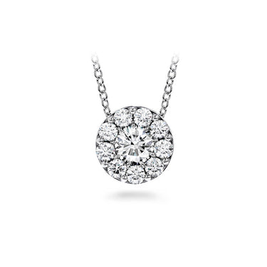 HEARTS ON FIRE 'FULFILLMENT' 18CT WHITE GOLD 1.01CT DIAMOND PENDANT