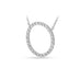 HEARTS ON FIRE 'SIGNATURE CIRCLE' 18CT WHITE GOLD DIAMOND PENDANT LARGE (Thumbnail 2)