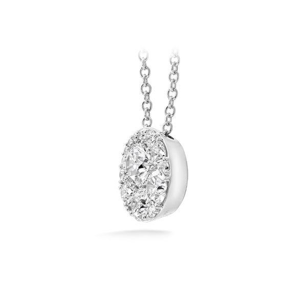 HEARTS ON FIRE 'TESSA' 18CT WHITE GOLD DIAMOND CIRCLE PENDANT (Image 2)