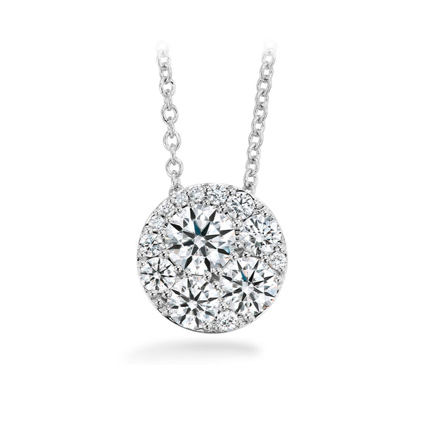 HEARTS ON FIRE 'TESSA' 18CT WHITE GOLD DIAMOND PENDANT (Image 1)