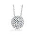 HEARTS ON FIRE 'TESSA' 18CT WHITE GOLD DIAMOND CIRCLE NECKLACE (Thumbnail 1)