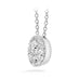 HEARTS ON FIRE 'TESSA' 18CT WHITE GOLD DIAMOND CIRCLE NECKLACE (Thumbnail 2)