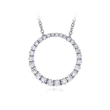 HEARTS ON FIRE 'WHIMSICAL' 18CT WHITE GOLD DIAMOND NECKLACE