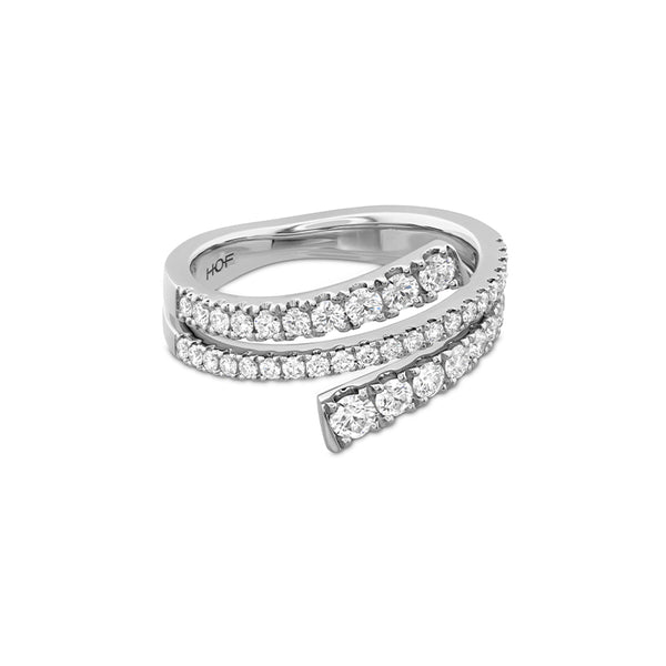 HEARTS ON FIRE 'GRACE' 18CT WHITE GOLD DIAMOND WRAP RING (Image 2)