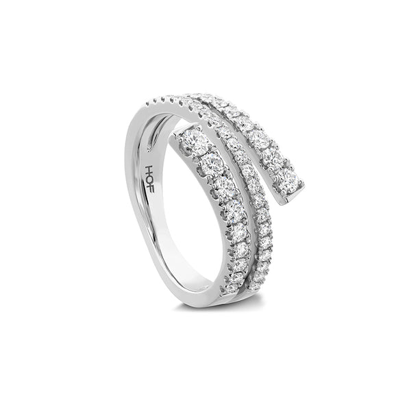 HEARTS ON FIRE 'GRACE' 18CT WHITE GOLD DIAMOND WRAP RING (Image 3)