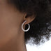 HEARTS ON FIRE 'AERIAL REGAL' 18CT WHITE GOLD DIAMOND HOOP EARRINGS (Thumbnail 2)
