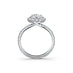 HEARTS ON FIRE 'VELA' 1.71CT DIAMOND HALO PLATINUM RING (Thumbnail 3)