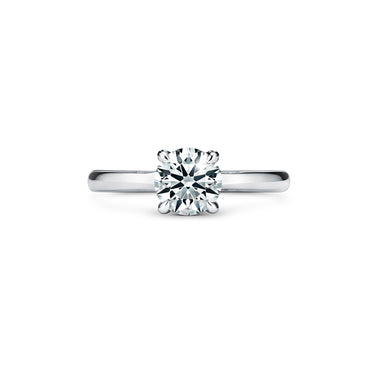 HEARTS ON FIRE 'VELA' 1.05CT SOLITAIRE DIAMOND PLATINUM RING