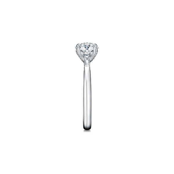 HEARTS ON FIRE 'VELA' 1.05CT SOLITAIRE DIAMOND PLATINUM RING (Image 4)