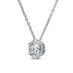 HEARTS ON FIRE 'ELLIPSE' 18CT WHITE GOLD DIAMOND PENDANT (Thumbnail 2)