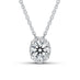 HEARTS ON FIRE 'ELLIPSE' 18CT WHITE GOLD DIAMOND PENDANT (Thumbnail 1)