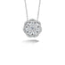 HEARTS ON FIRE AURORA 18CT WHITE GOLD DIAMOND CLUSTER PENDANT (Thumbnail 1)