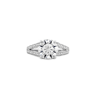 HEARTS ON FIRE ‘BEL FIORE’ PLATINUM 3.06 CT BESPOKE DIAMOND RING