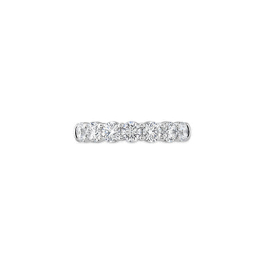 HEARTS ON FIRE SIGNATURE 18CT WHITE GOLD 1.22CT SEVEN STONE DIAMOND RING
