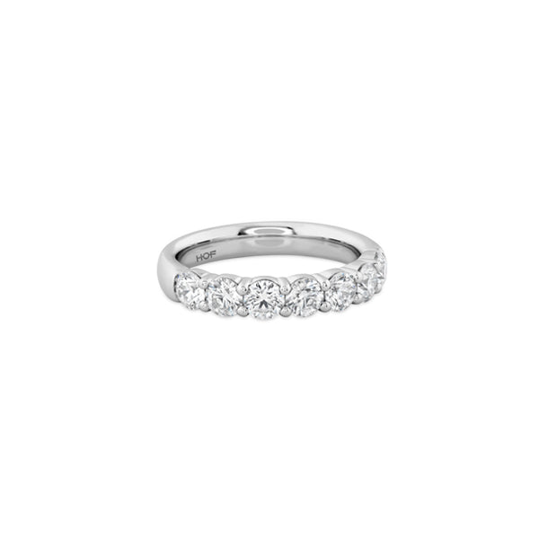 HEARTS ON FIRE SIGNATURE 18CT WHITE GOLD 1.22CT SEVEN STONE DIAMOND RING (Image 2)