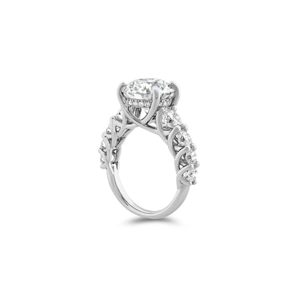 HEARTS ON FIRE  ‘VERONA’ PLATINUM 3.23 CT BESPOKE DIAMOND RING (Image 3)