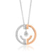 18CT WHITE GOLD "HOPE WILL CATCH THE TEARS" DIAMOND PENDANT (Thumbnail 2)