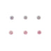 0.20CT = 6 X FANCY INTENSE PINK-FANCY INTENSE BLUE/SI2 ROUND BRILLIANT CUT ARGYLE PINK DIAMONDS IGI COLLECTORS EDITION (Thumbnail 1)