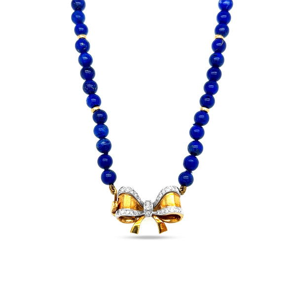 SINGLE STRAND OF LAPIS LAZULI BEADS (Image 2)