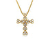 PICCHIOTTI 18CT YELLOW GOLD DIAMOND SET CROSS ON FOXTAIL CHAIN (Thumbnail 3)