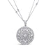 18CT WHITE GOLD DIAMOND 'LEAF' MOTIF PENDANT (Thumbnail 2)