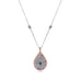 ARGYLE 'BLUE HORIZON' LIMITED EDITION BLUE, PINK AND WHITE DIAMOND NECKLACE (Thumbnail 1)
