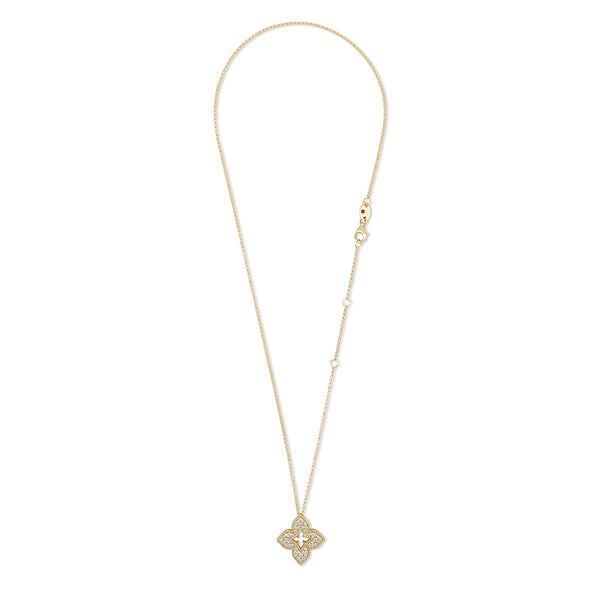 ROBERTO COIN 'VENETIAN PRINCESS' 18CT YELLOW GOLD DIAMOND NECKLACE (Image 2)