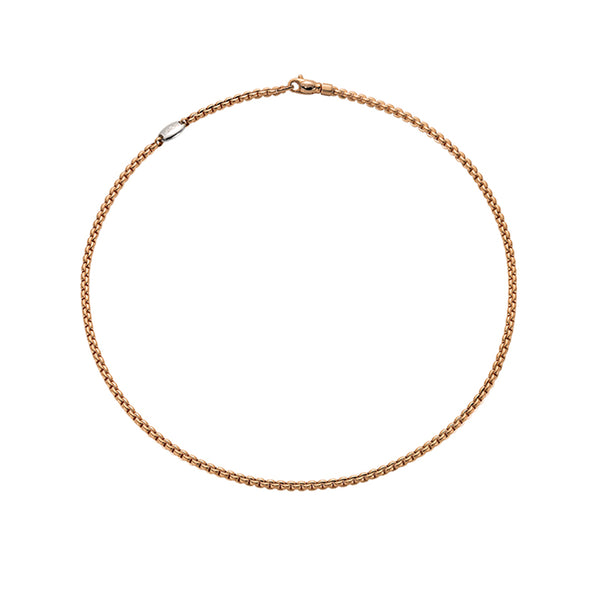 FOPE 'EKA' 18CT ROSE GOLD CHAIN (Image 1)