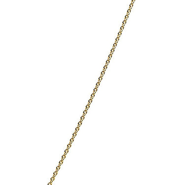18CT YELLOW GOLD SINGLE TRACE CHAIN 45CM