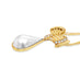 18CT YELLOW GOLD MABE PEARL AND DIAMOND PENDANT (Thumbnail 2)