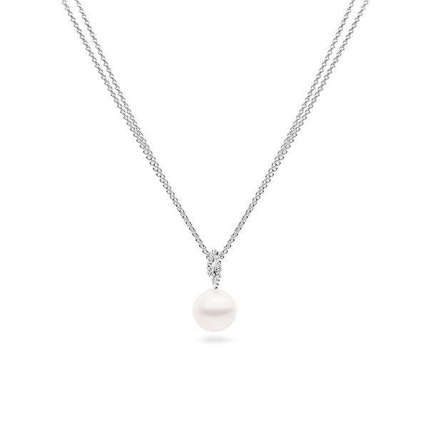 KAILIS 'ANGELIC' 18CT WHITE GOLD SOUTH SEA PEARL AND DIAMOND PENDANT (Image 1)