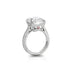 PLATINUM 9.75CT CUSHION CUT DIAMOND WITH ARGYLE PINK DIAMOND PAVE SET RING (Thumbnail 4)