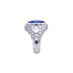 8.10CT OVAL CUT TANZANITE AND DIAMOND DRESS RING (Thumbnail 4)