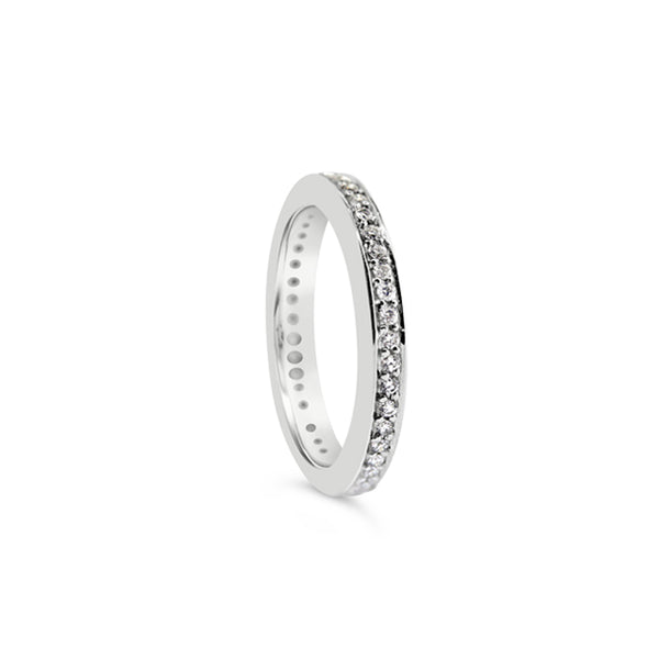 18CT WHITE GOLD "GRACE" DIAMOND WEDDING RING (Image 2)