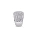 18CT WHITE GOLD LARGE PAVE DIAMOND RING (Thumbnail 4)