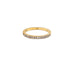 18CT YELLOW GOLD THREAD SET DIAMOND WEDDING RING (Thumbnail 2)
