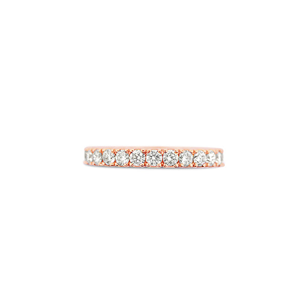 18CT ROSE GOLD DIAMOND ETERNITY BAND (Image 1)