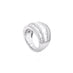 PLATINUM BAGUETTE AND ROUND BRILLIANT CUT DRESS RING (Thumbnail 2)