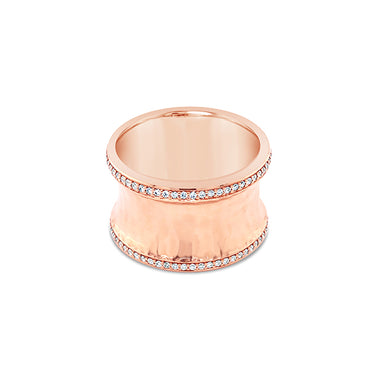 STOCKERT DIAMOND RING SET IN 18CT ROSE GOLD