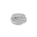 18CT WHITE GOLD PAVE SET DIAMOND DRESS RING (Thumbnail 2)