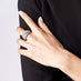 18CT WHITE GOLD PAVE SET DIAMOND DRESS RING (Thumbnail 5)