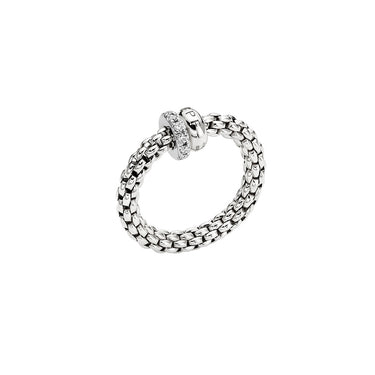 FOPE 'SOLO' 18CT WHITE GOLD DIAMOND RING