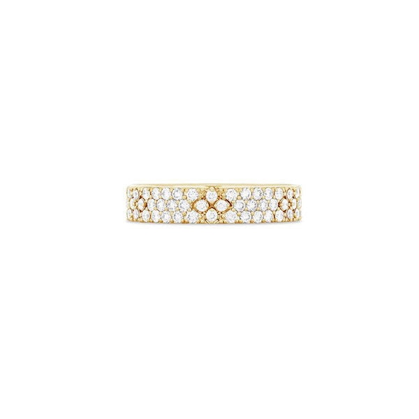 ROBERTO COIN 'LOVE IN VERONA' 18CT YELLOW GOLD DIAMOND RING (Image 1)