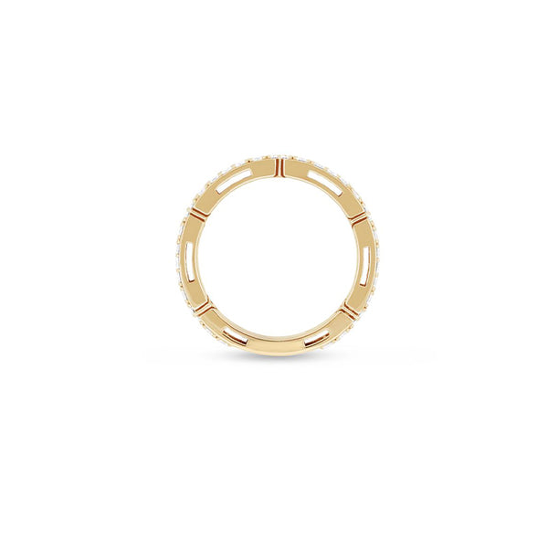ROBERTO COIN 'LOVE IN VERONA' 18CT YELLOW GOLD DIAMOND RING (Image 3)
